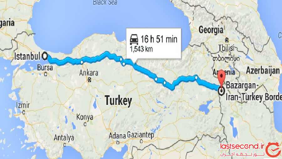  سفرنامه دور ترکیه