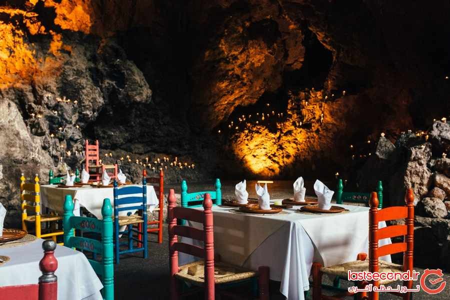 رستورانی در دل کوه آتشفشان در مکزیک ‏
