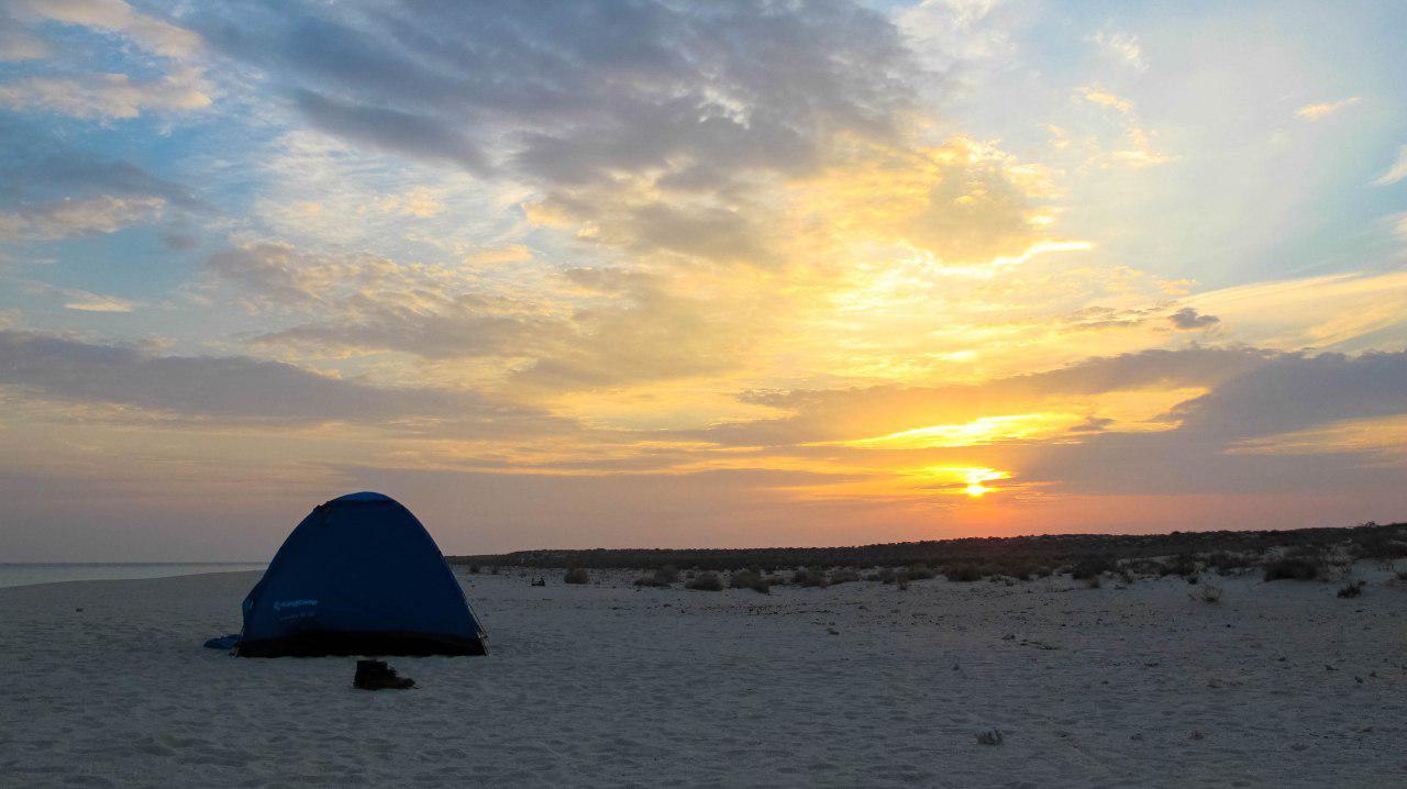 چادر و کیسه خواب که داشته باشی خیالت راحته. عکاس دوست هنرمندم:‌ رامین صفاری