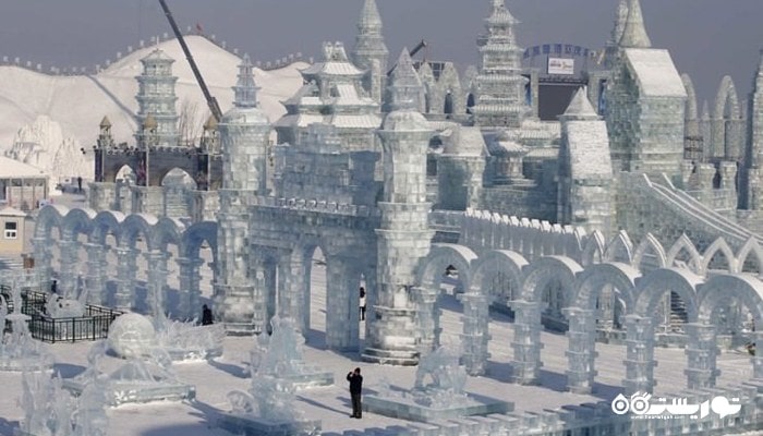 بزرگترین جشنواره برف و یخ در هاربین 