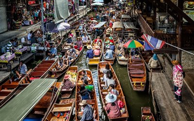 بازار شناور بانکوک | Floating Market
