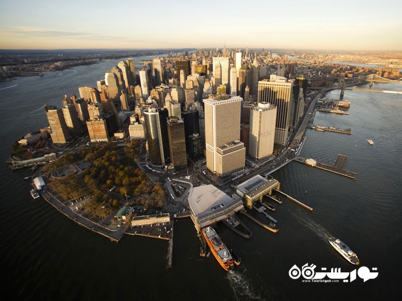 جزیره منهتن (Manhattan) در کشور ایالات متحده آمریکا