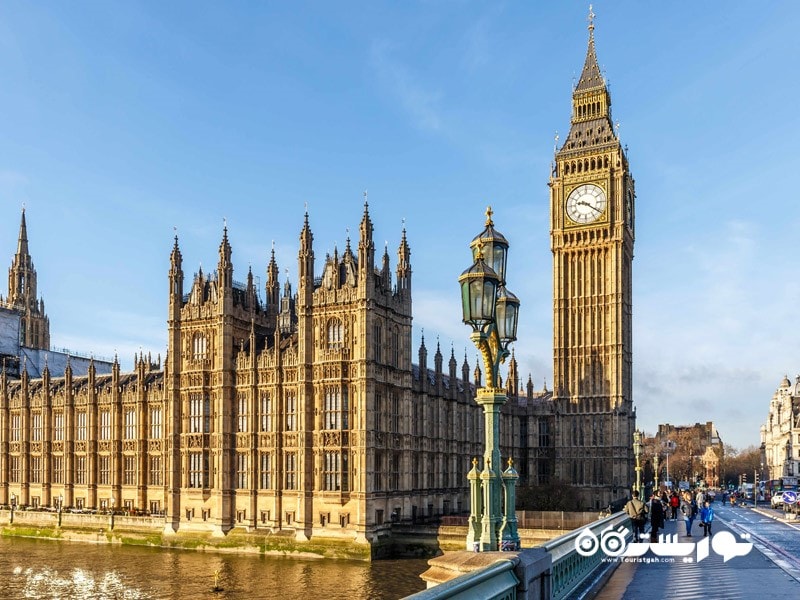 ساعت بیگ بن لندن (Big Ben in London) در بریتانیا