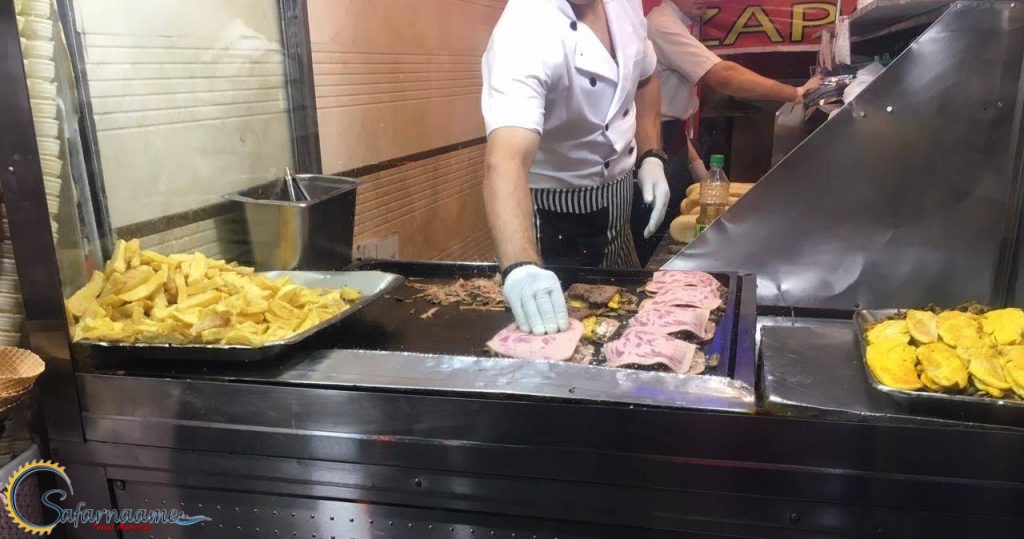 ساندویچ زاپاتا سهروردی در سایت سفرنامه