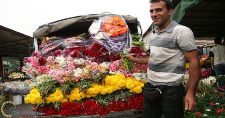 بازار گل محلاتی تهران در سایت سفرنامه