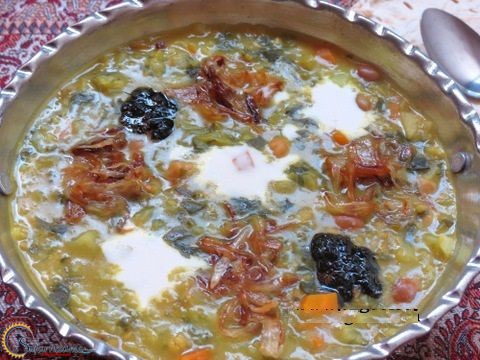3107 آش کلم برگ